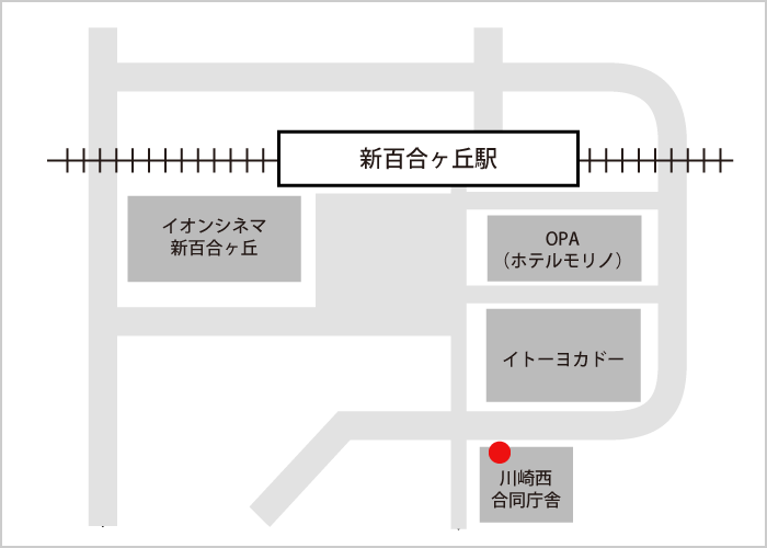 新百合ヶ丘線(B)バス路線図